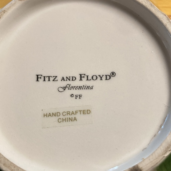 Orange Ceramic Flower Bowl - Picture 4 of 5